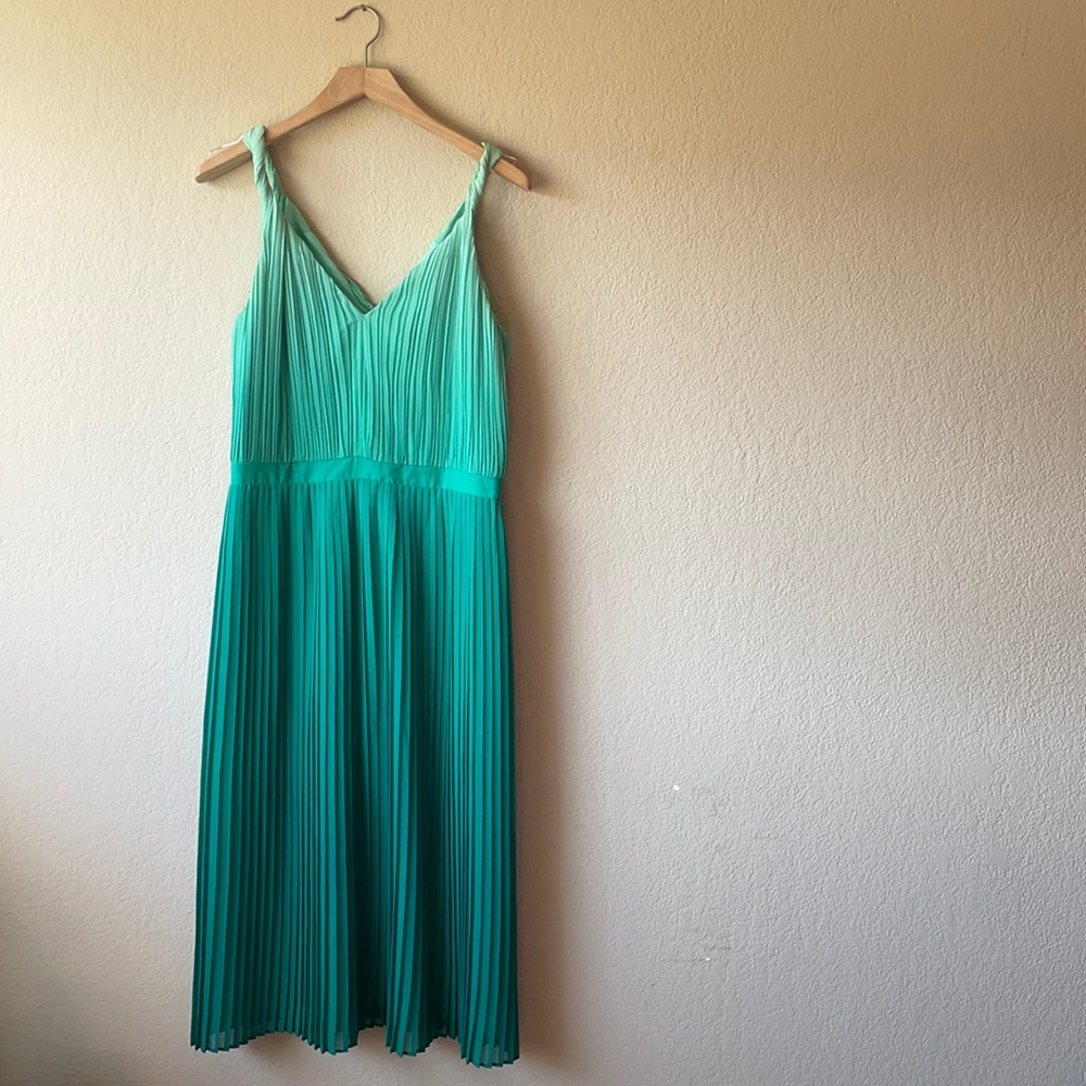 Banana Republic Green Ombré Dress